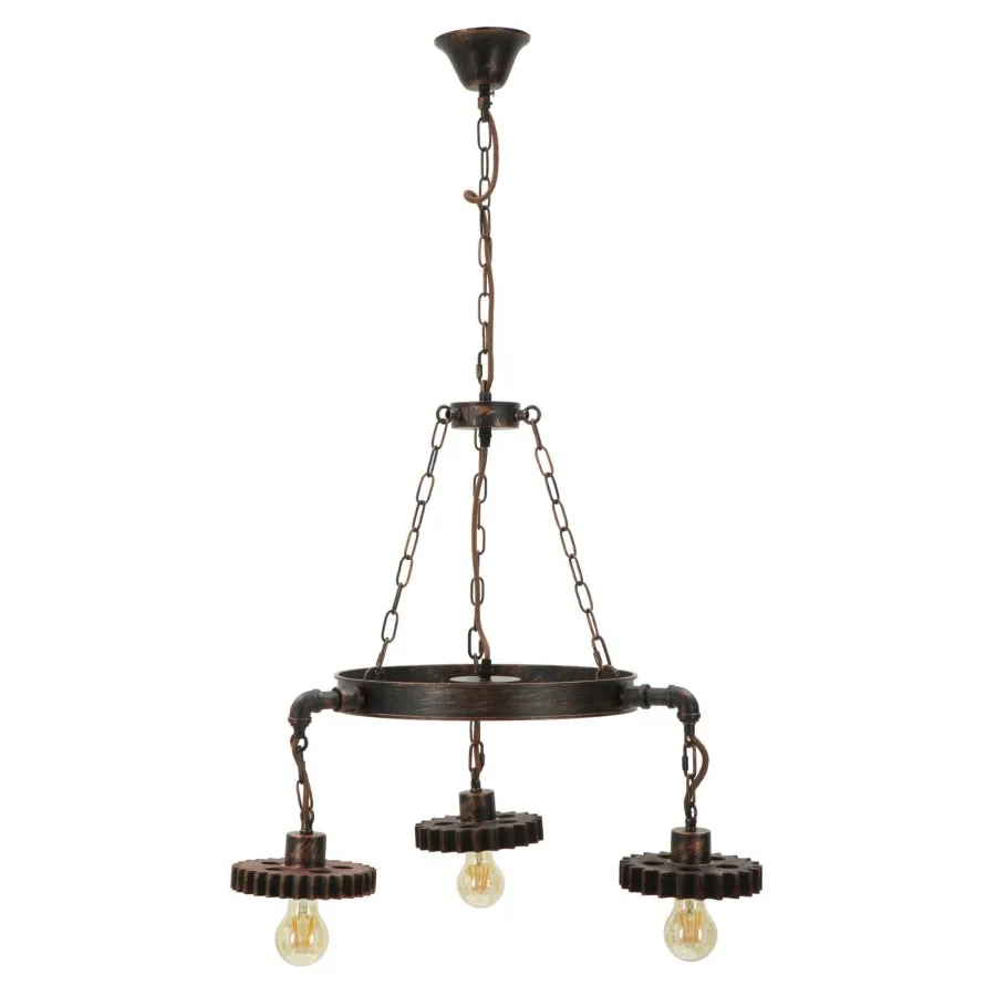 LAMPA ZĘBATKOWA 3 ŚWIATŁA Ø 54X104 cm